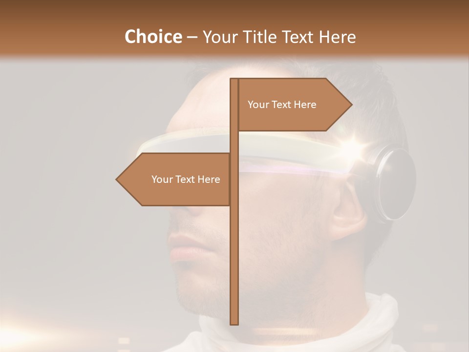 Glass Menu Spectacle PowerPoint Template