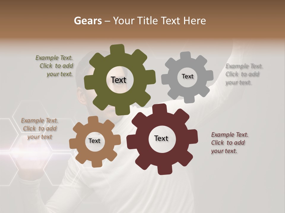 Technology Data Display PowerPoint Template