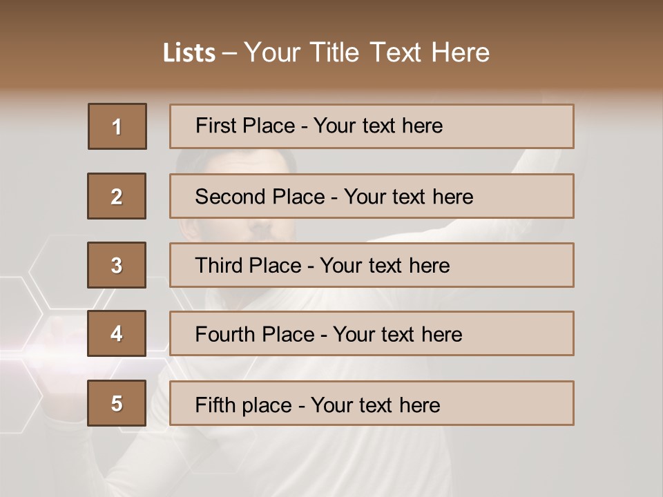 Technology Data Display PowerPoint Template