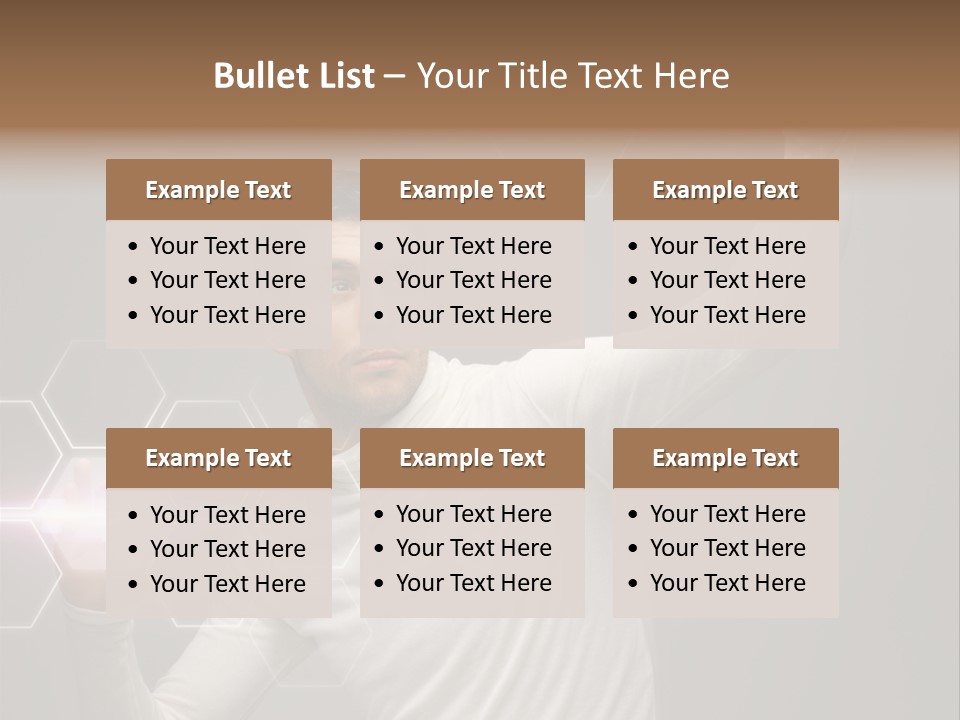 Technology Data Display PowerPoint Template