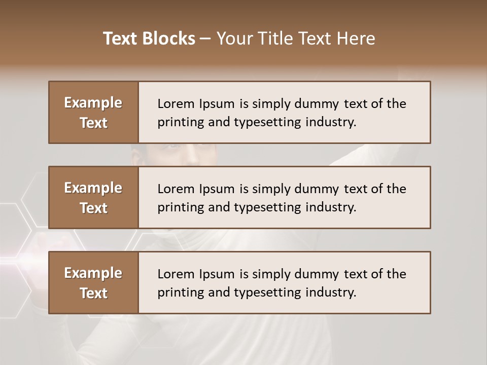Technology Data Display PowerPoint Template
