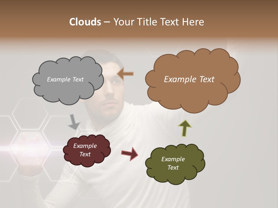 Technology Data Display PowerPoint Template