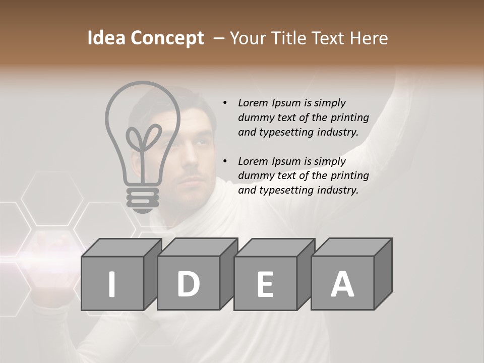 Technology Data Display PowerPoint Template