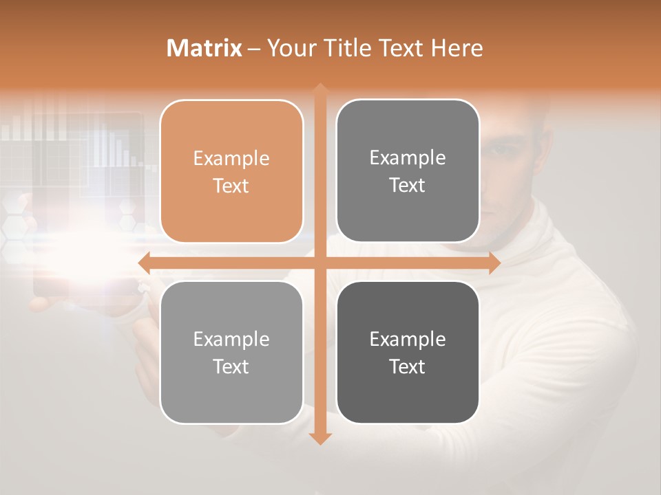 Innovation Tablet Sensor PowerPoint Template
