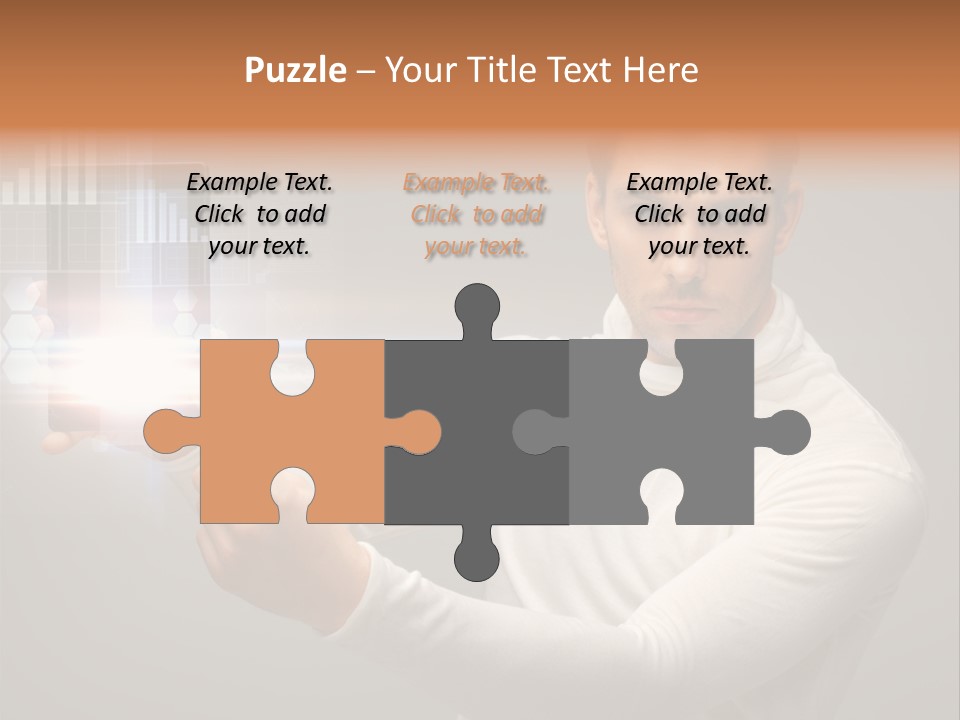 Innovation Tablet Sensor PowerPoint Template