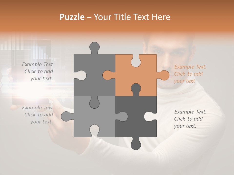 Innovation Tablet Sensor PowerPoint Template