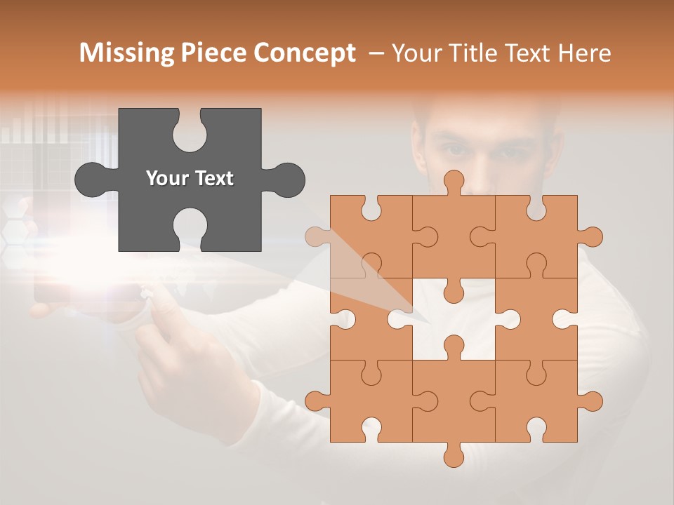 Innovation Tablet Sensor PowerPoint Template