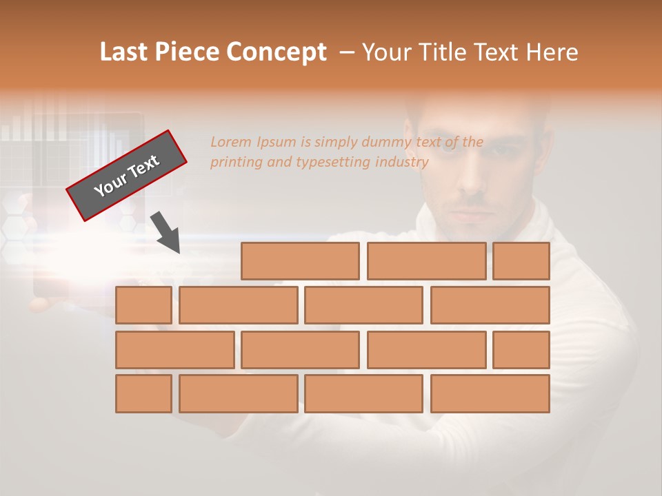 Innovation Tablet Sensor PowerPoint Template