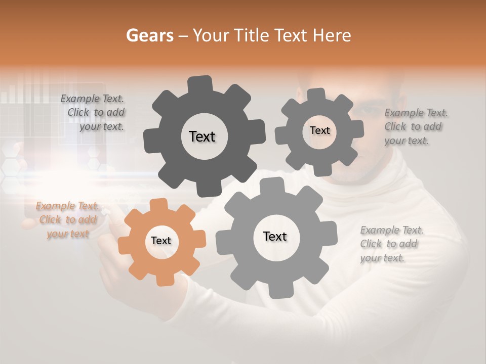 Innovation Tablet Sensor PowerPoint Template