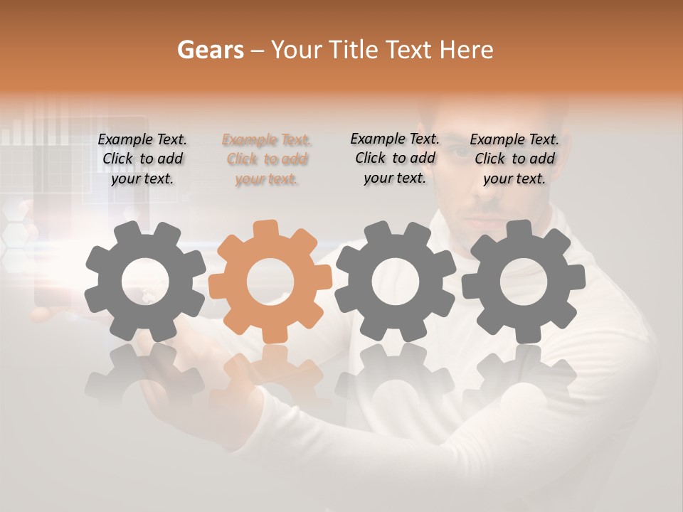 Innovation Tablet Sensor PowerPoint Template