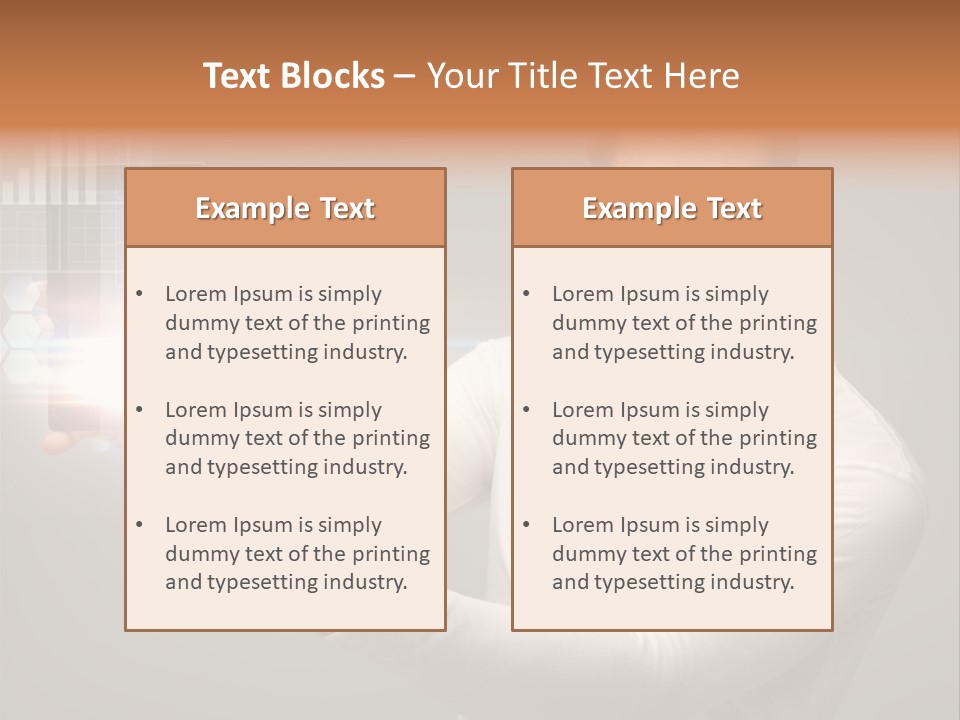 Innovation Tablet Sensor PowerPoint Template