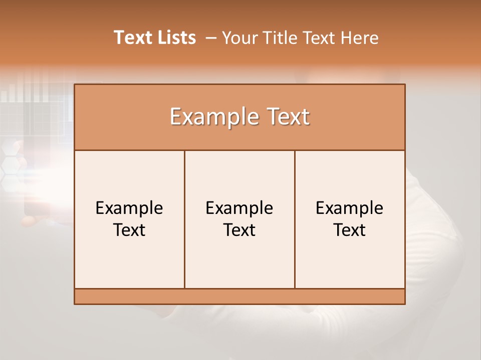 Innovation Tablet Sensor PowerPoint Template