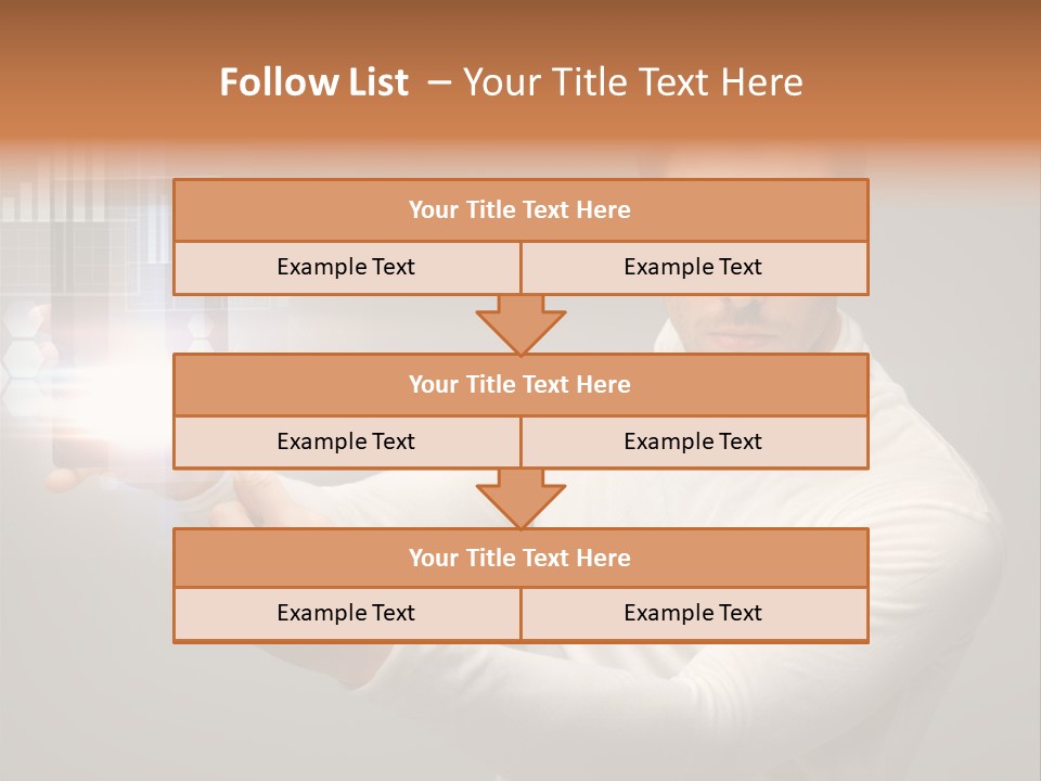 Innovation Tablet Sensor PowerPoint Template