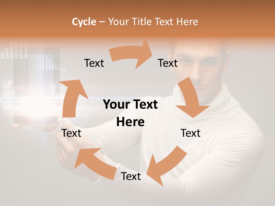 Innovation Tablet Sensor PowerPoint Template