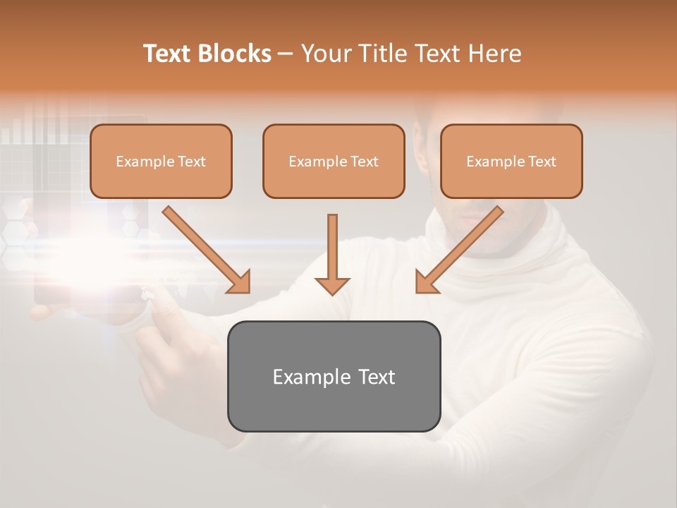 Innovation Tablet Sensor PowerPoint Template