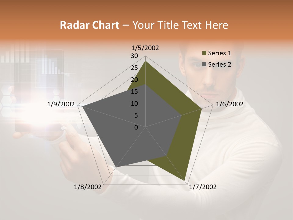 Innovation Tablet Sensor PowerPoint Template