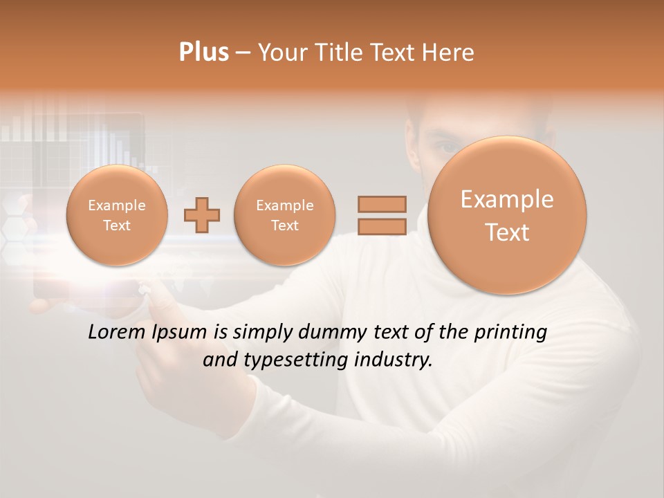 Innovation Tablet Sensor PowerPoint Template