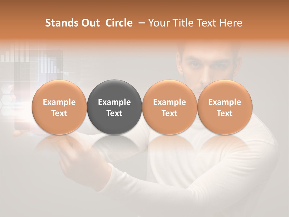 Innovation Tablet Sensor PowerPoint Template