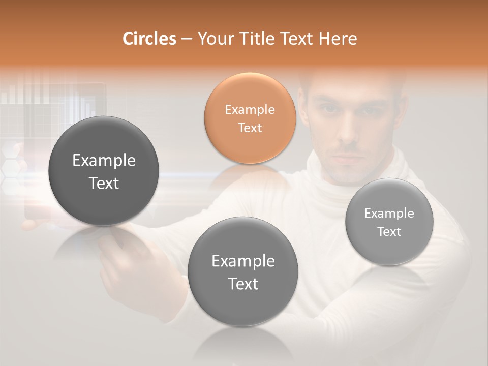 Innovation Tablet Sensor PowerPoint Template