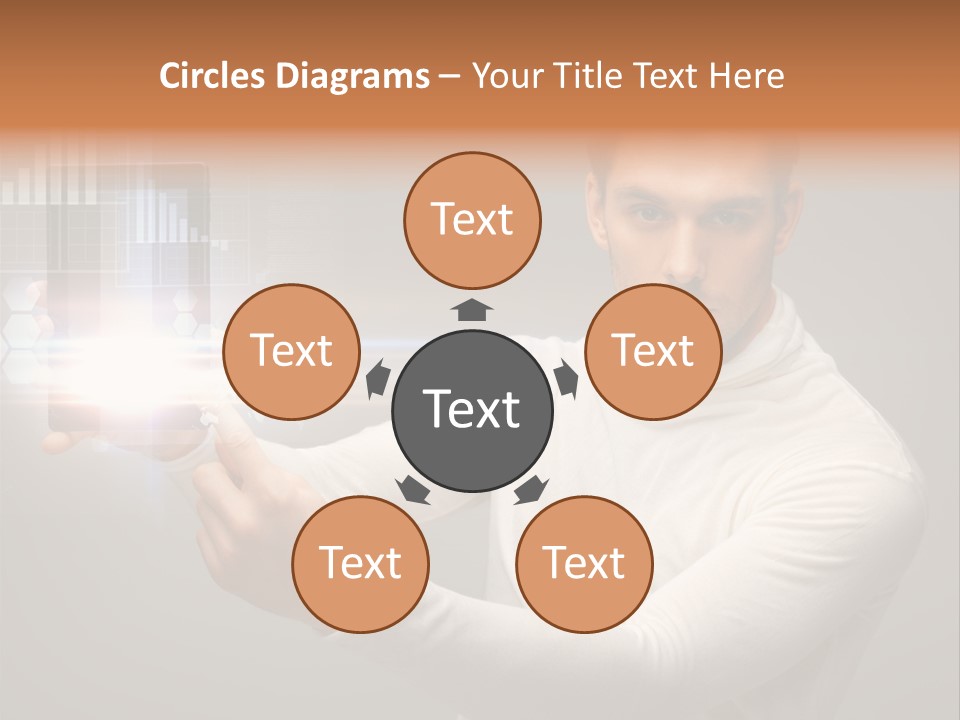 Innovation Tablet Sensor PowerPoint Template