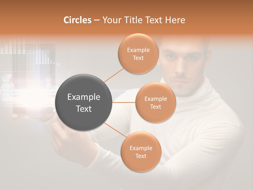 Innovation Tablet Sensor PowerPoint Template