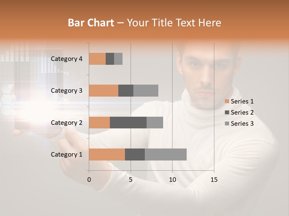 Innovation Tablet Sensor PowerPoint Template