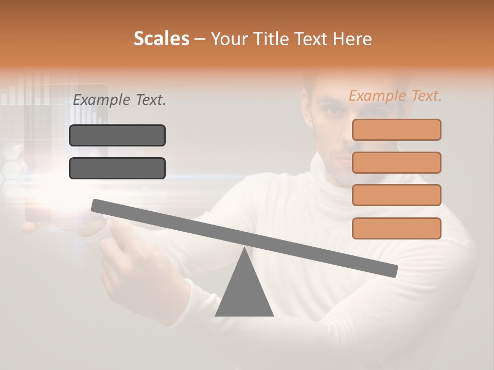 Innovation Tablet Sensor PowerPoint Template