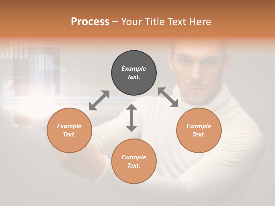 Innovation Tablet Sensor PowerPoint Template