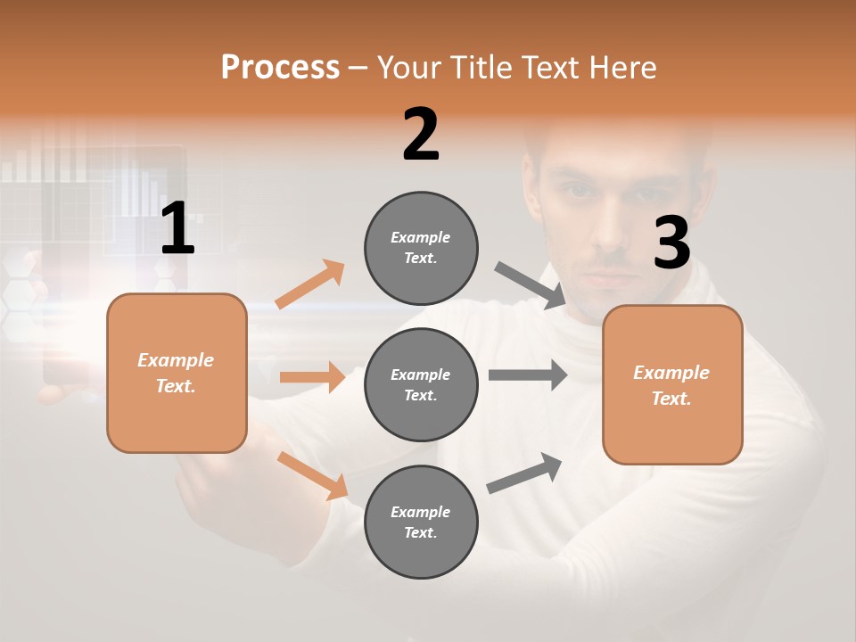 Innovation Tablet Sensor PowerPoint Template