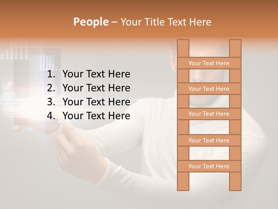 Innovation Tablet Sensor PowerPoint Template