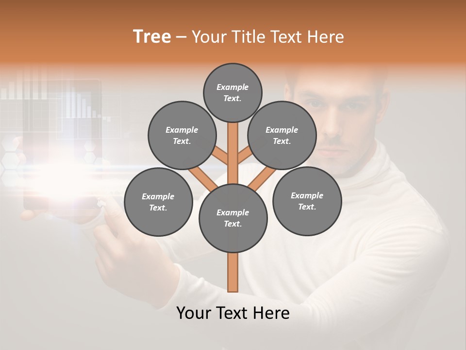 Innovation Tablet Sensor PowerPoint Template