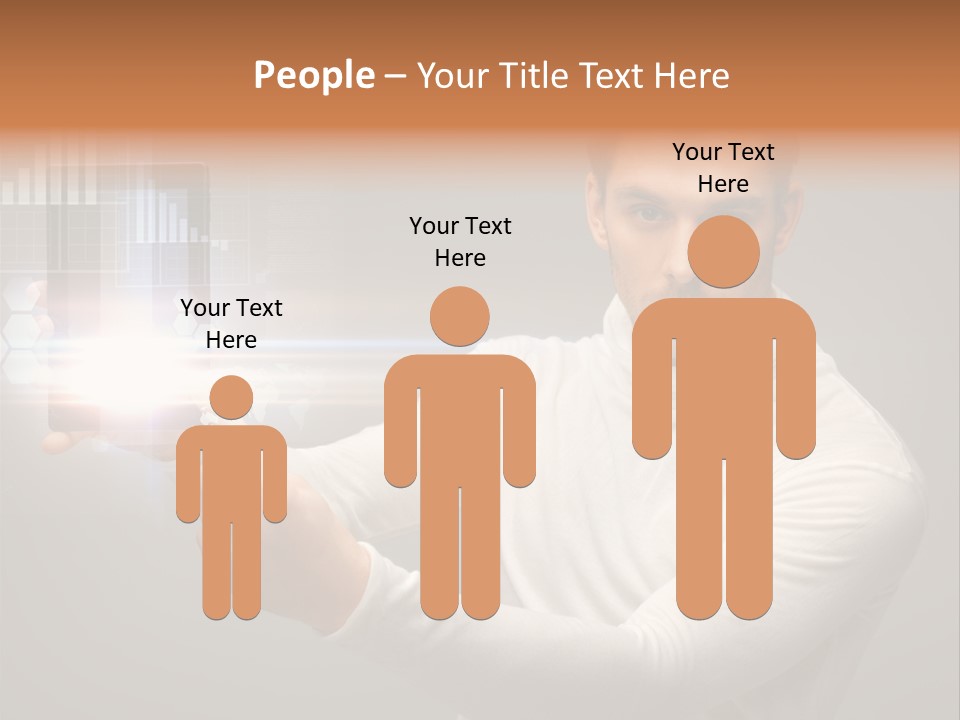 Innovation Tablet Sensor PowerPoint Template