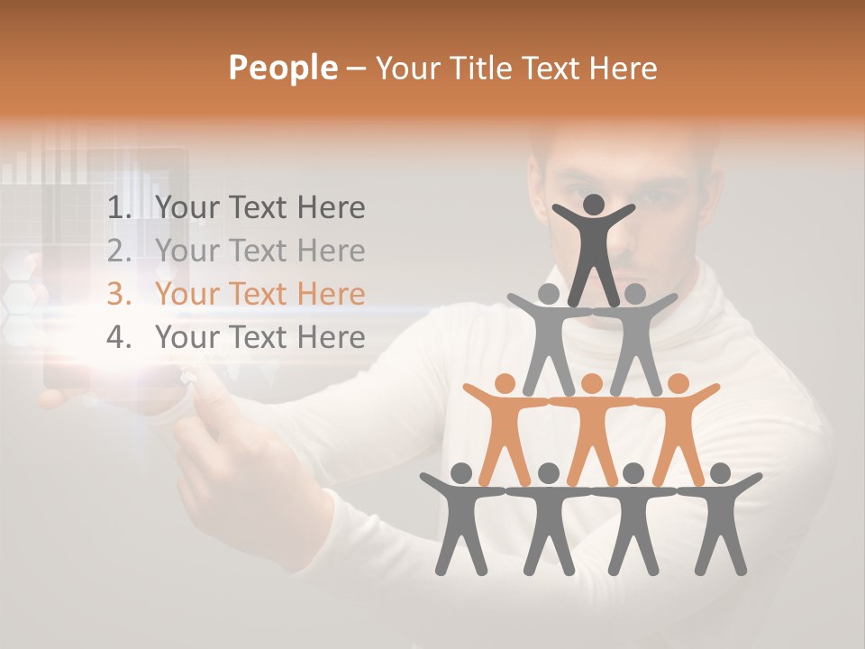 Innovation Tablet Sensor PowerPoint Template