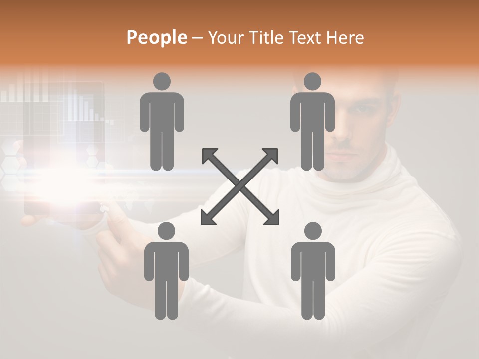 Innovation Tablet Sensor PowerPoint Template