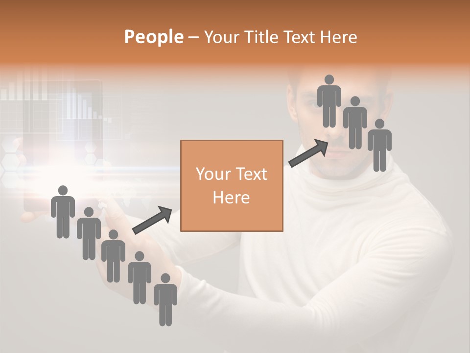 Innovation Tablet Sensor PowerPoint Template