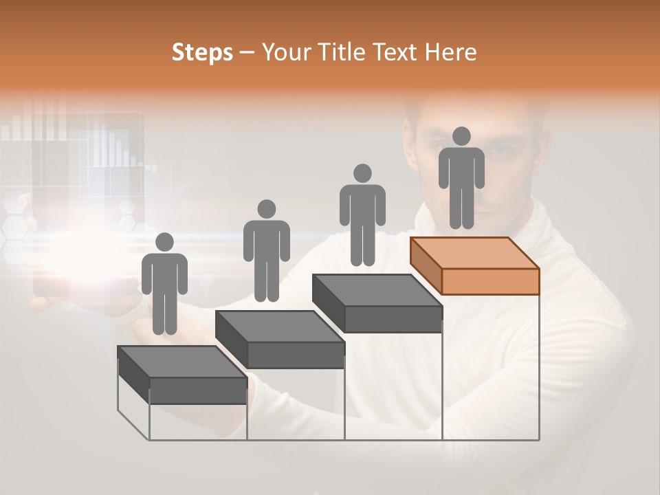 Innovation Tablet Sensor PowerPoint Template