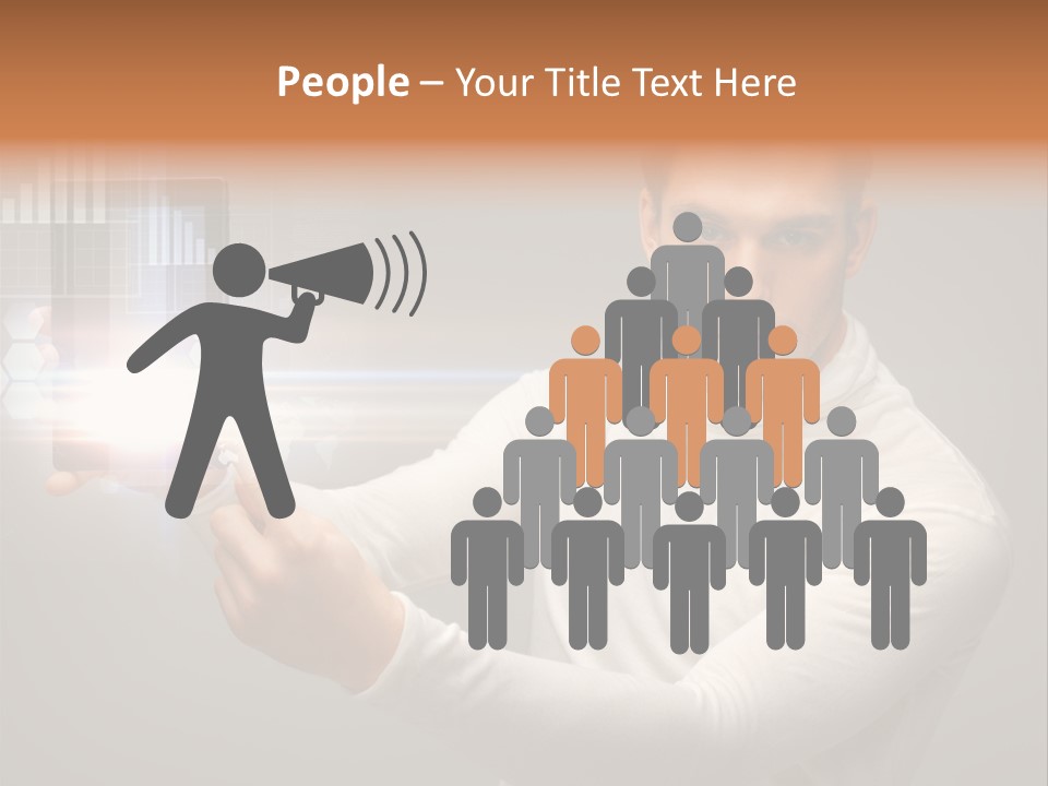 Innovation Tablet Sensor PowerPoint Template