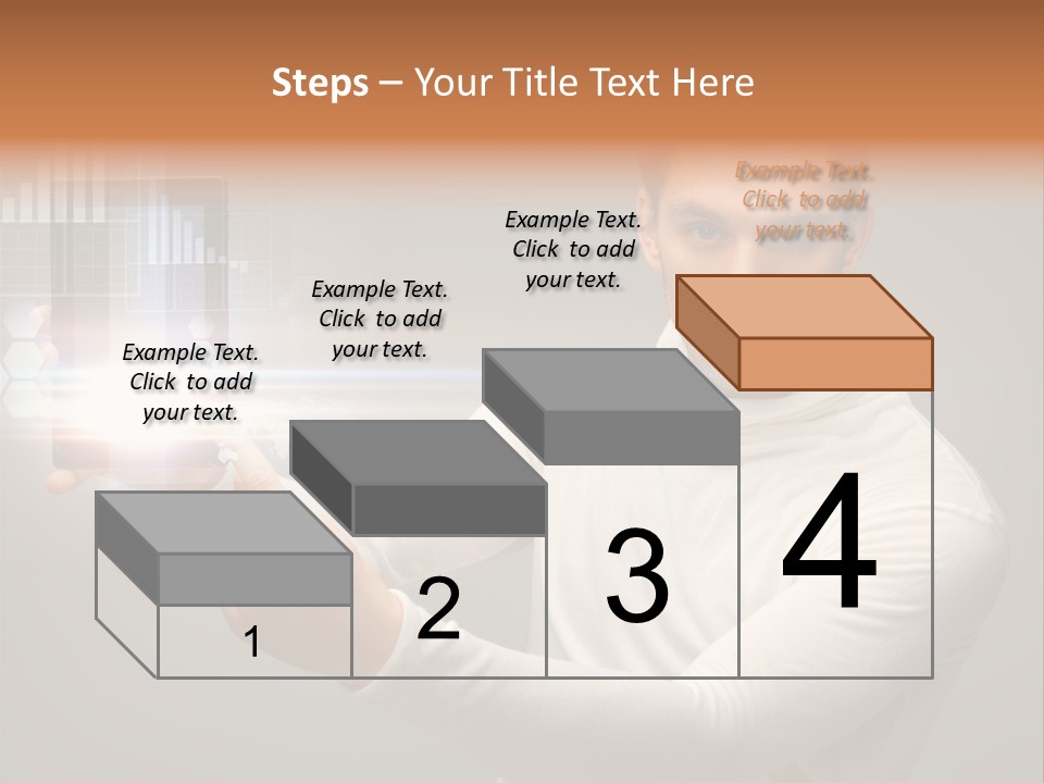 Innovation Tablet Sensor PowerPoint Template