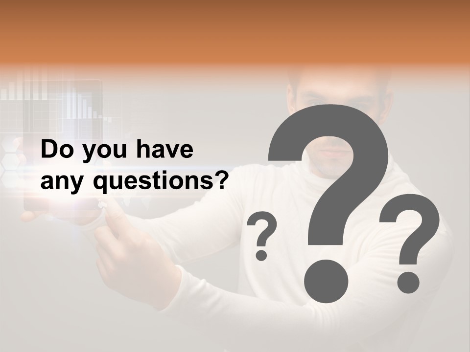 Innovation Tablet Sensor PowerPoint Template