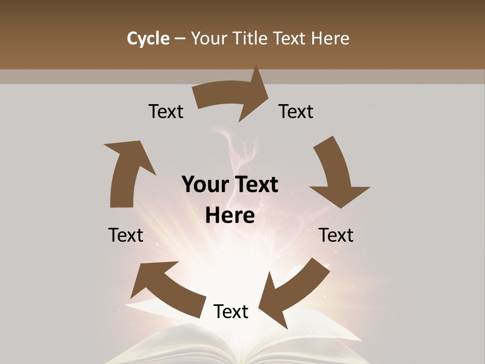 Orange Bible Fire PowerPoint Template
