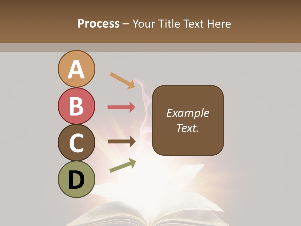 Orange Bible Fire PowerPoint Template