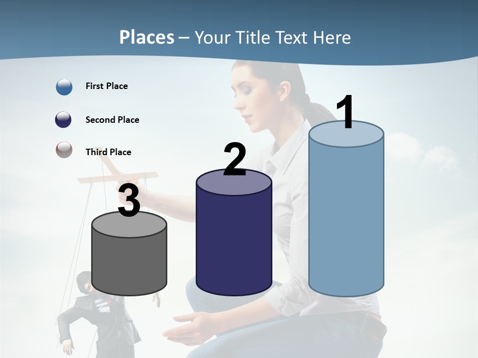 Worker Dictator Caucasian PowerPoint Template