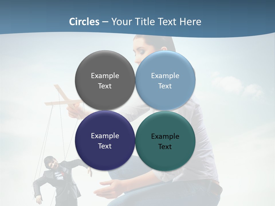 Worker Dictator Caucasian PowerPoint Template