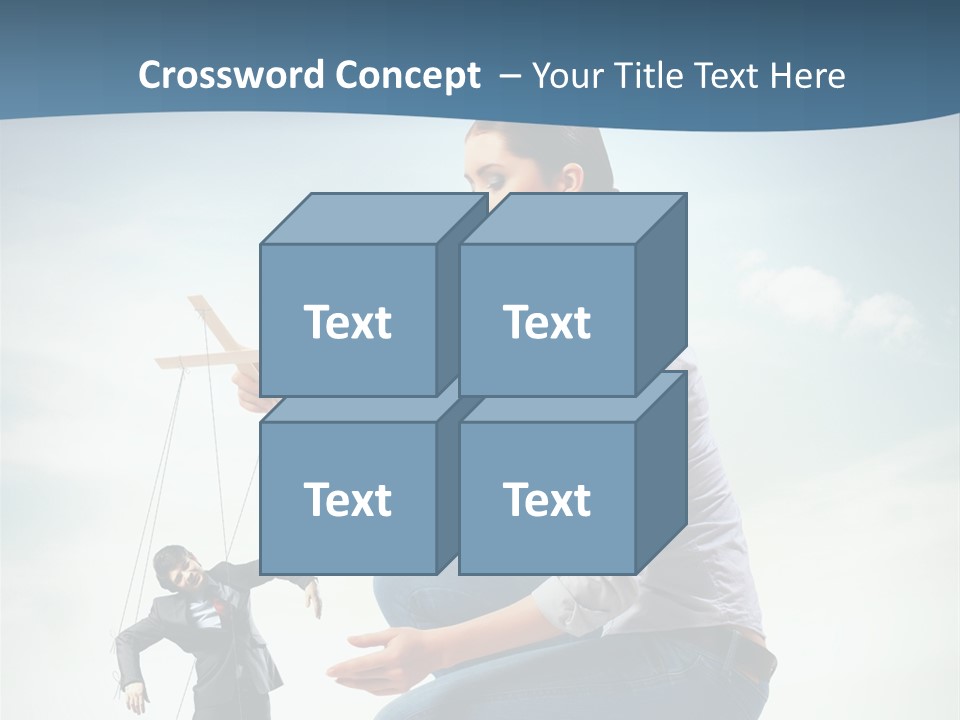Worker Dictator Caucasian PowerPoint Template