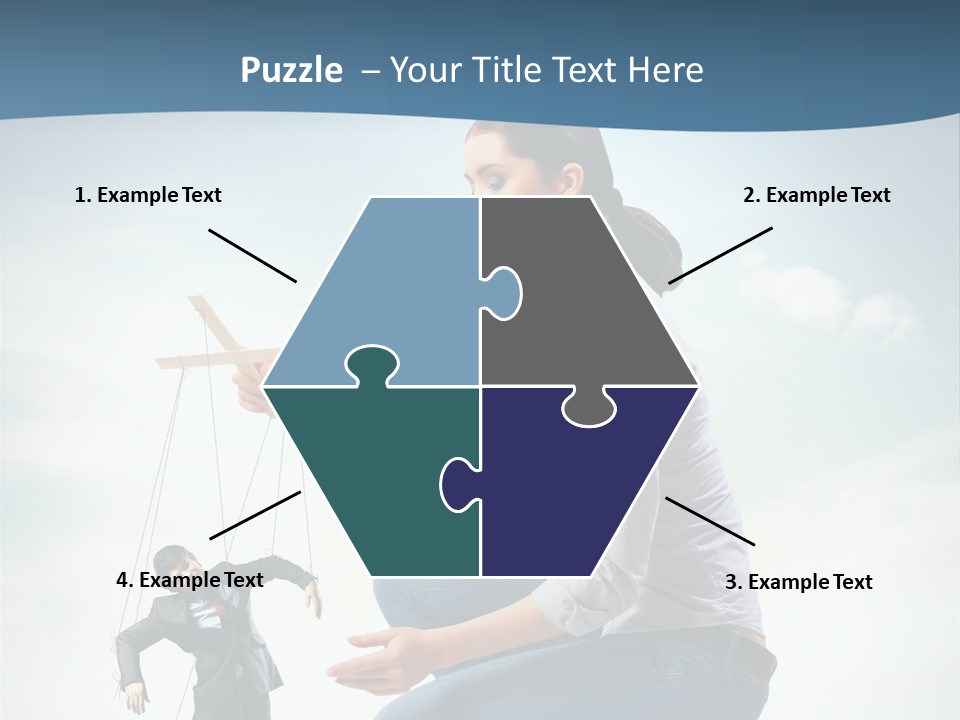 Worker Dictator Caucasian PowerPoint Template