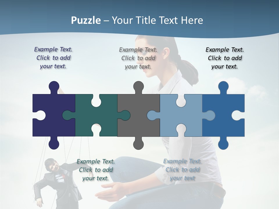 Worker Dictator Caucasian PowerPoint Template