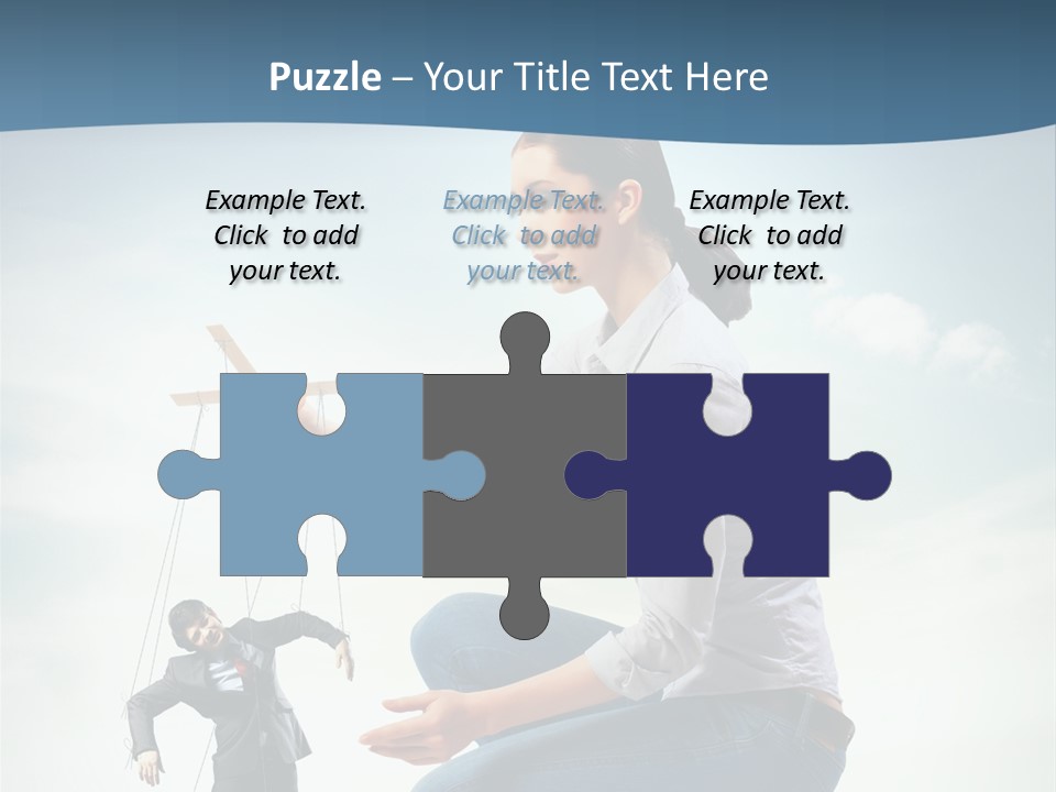 Worker Dictator Caucasian PowerPoint Template