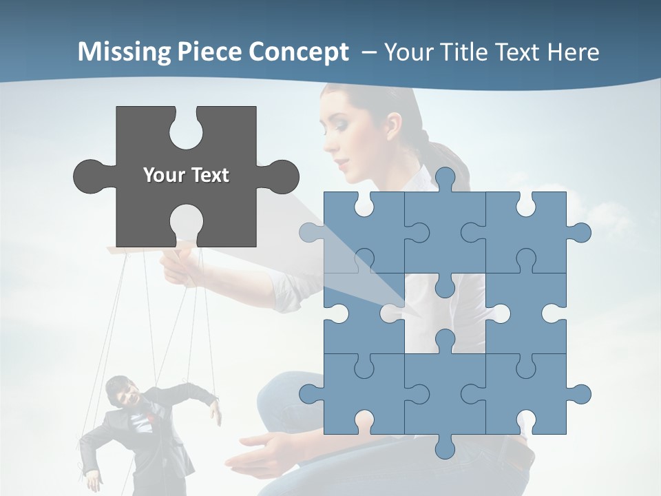 Worker Dictator Caucasian PowerPoint Template