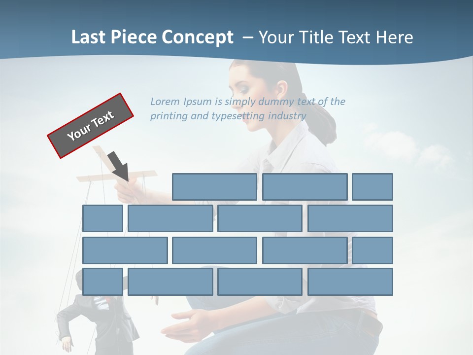 Worker Dictator Caucasian PowerPoint Template