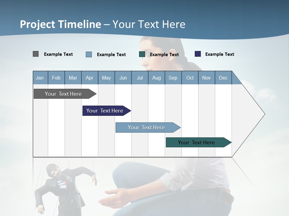 Worker Dictator Caucasian PowerPoint Template